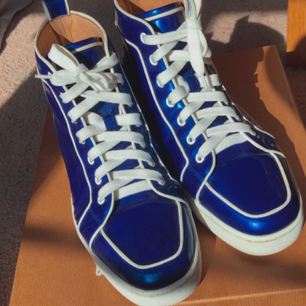 Christian Louboutin Blue Latte